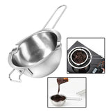 Stainless Steel Wax Melting Pot Double Boiler For Diy Wedding Scented Candle - 45-Degree Angle