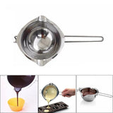 Stainless Steel Wax Melting Pot Double Boiler For Diy Wedding Scented Candle - Rear View