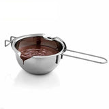 Stainless Steel Wax Melting Pot Double Boiler For Diy Wedding Scented Candle - Low Angle