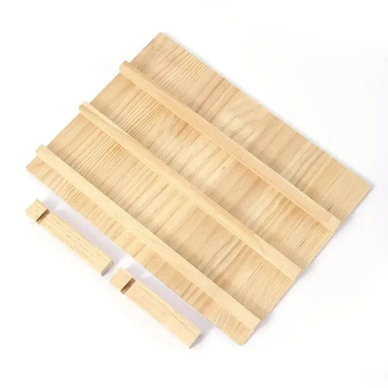 Wooden Earrings Display Rack Multi Tier Jewelry Stand Organizer Earrings Holder - 3-Tier
