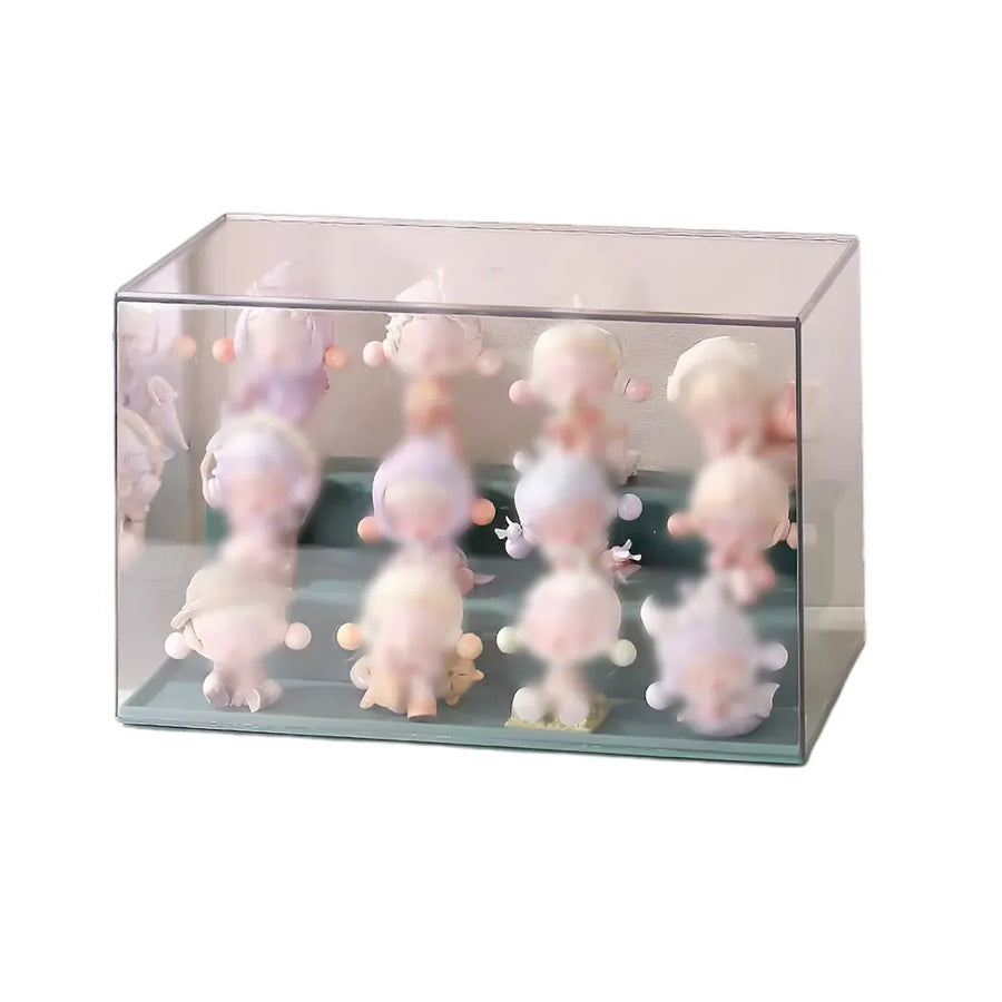 Blind Box Storage Display Rack Transparent Acrylic Collectible Display Case - Blue