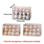 Blind Box Storage Display Rack Transparent Acrylic Collectible Display Case - White