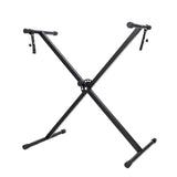X-type Electronic Keyboard Stand Adjustable Height for Piano Keyboard Studio - Front View