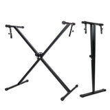 X-type Electronic Keyboard Stand Adjustable Height for Piano Keyboard Studio - Extra Image