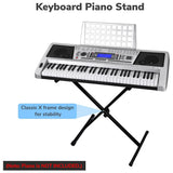 X-type Electronic Keyboard Stand Adjustable Height for Piano Keyboard Studio - Extra Image