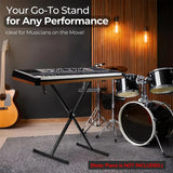 X-type Electronic Keyboard Stand Adjustable Height for Piano Keyboard Studio - Extra Image
