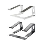 Desk Laptop Stand Aluminium Riser Compatible with 11 to 15 Inch Laptops - Black