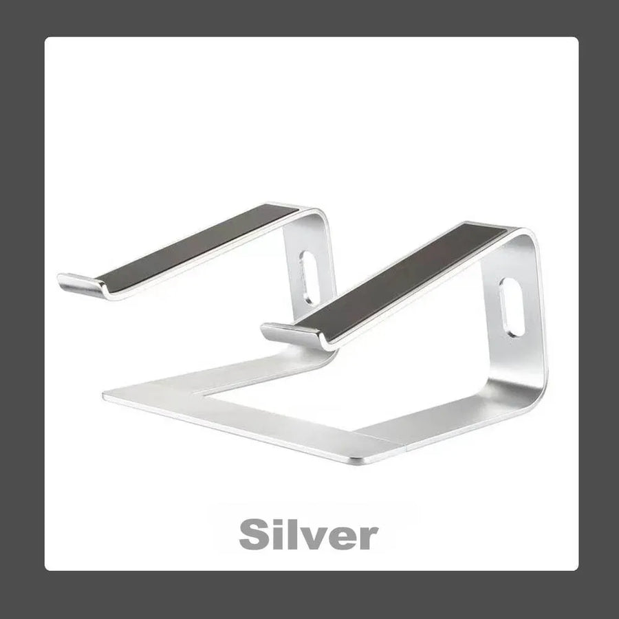 Desk Laptop Stand Aluminium Riser Compatible with 11 to 15 Inch Laptops - Black