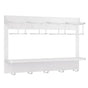 Magnetic Mug Organizer Cup Holder Wall Mount Storage for Kitchen Office Home Use - White