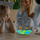 Luminous Stars Set 100PCS Fluorescent Five Pointed Plastic Stars DIY Decor - 45-Degree Angle