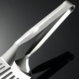 Stainless Steel Steak Tongs Multi-Functional Kitchen Tool for BBQ and Fried Fish - Extra Image