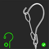 30/40/55 Pegs Stainless Steel Laundry Sock Underwear Clothes Dryer Rack Hanger - 30Pegs - 45-Degree Angle