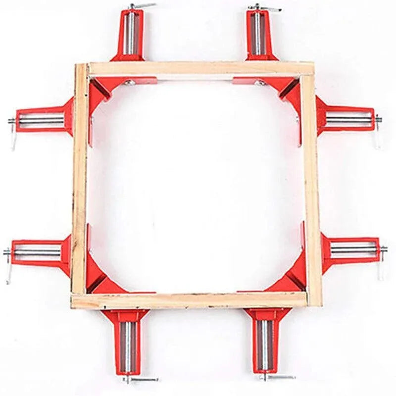 4-Piece Outside Corner Clamp 90 Degree Right Angle Vise Frame Holder Timber Work
