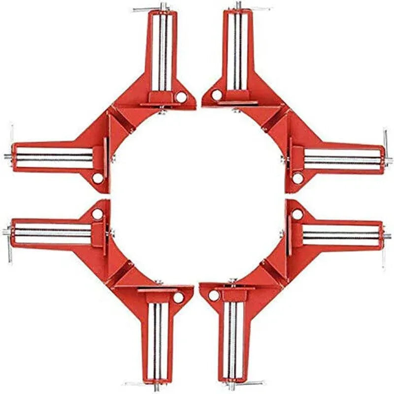 4-Piece Outside Corner Clamp 90 Degree Right Angle Vise Frame Holder Timber Work