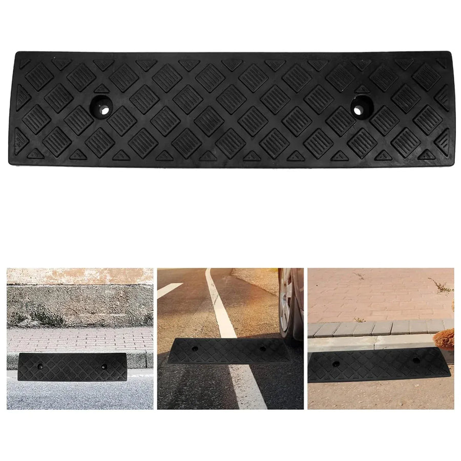 Uphill Step Ramp Pad 2PCS Plastic Slope Threshold Ramp Pad For Driveway Support