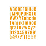 10pcs Letter Stickers Colorful DIY Scrapbooking Water Bottle Greeting Cards - Dark Blue - Low Angle