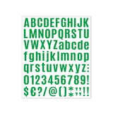 10pcs Letter Stickers Colorful DIY Scrapbooking Water Bottle Greeting Cards - Dark Green