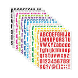 10pcs Letter Stickers Colorful DIY Scrapbooking Water Bottle Greeting Cards - Dark Green - Extra Image