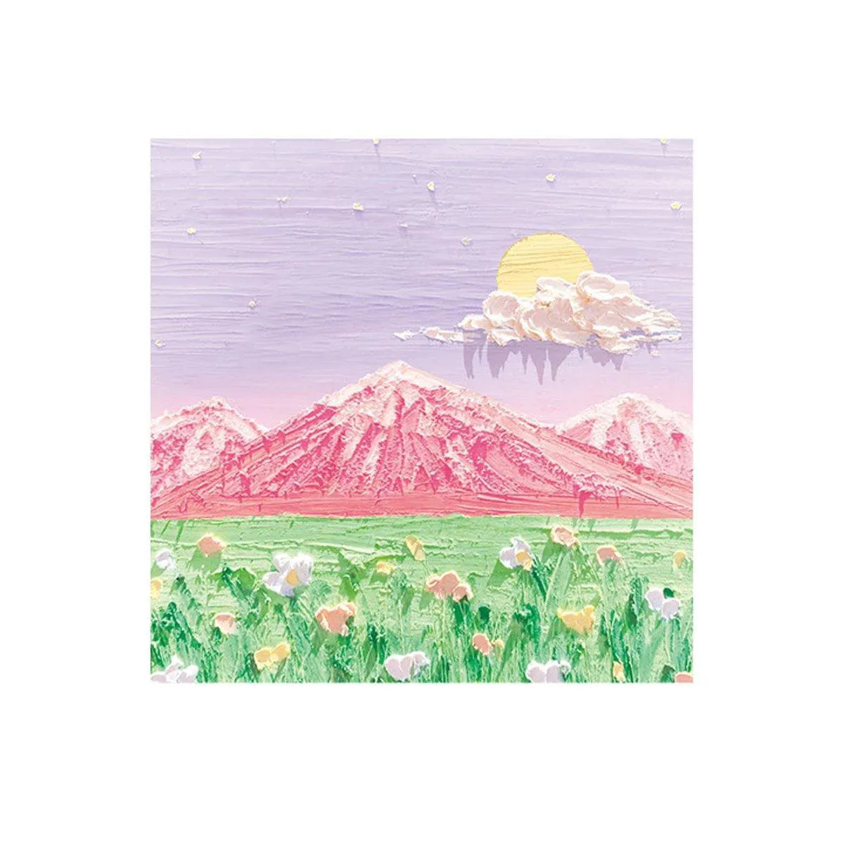 800 Sheets Colorful Oil Painting Sticky Notes Memo Pads Self-Adhesive Notes - 8#