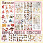 15-Style Creative Student Graffiti Sticker Set Small Fresh Sticker - F-Rabbit