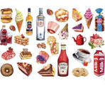 15-Style Creative Student Graffiti Sticker Set Small Fresh Sticker - H-Delicious Desserts