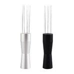 Stainless Steel Coffee Distributor Needle Espresso Stirring Tool Powder Tamper - Silver