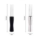 Stainless Steel Coffee Distributor Needle Espresso Stirring Tool Powder Tamper - Silver - Side View