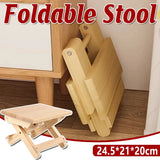 Portable Multi Purpose Foldable Low Stool Durable Space Saving For Home Outdoor