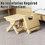 Portable Multi Purpose Foldable Low Stool Durable Space Saving For Home Outdoor