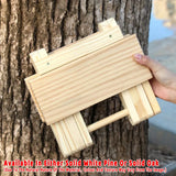 Portable Multi Purpose Foldable Low Stool Durable Space Saving For Home Outdoor - 45-Degree Angle