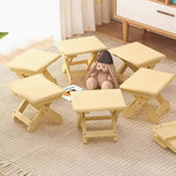 Portable Multi Purpose Foldable Low Stool Durable Space Saving For Home Outdoor - Close-Up Angle