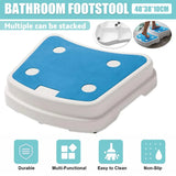 Stackable Bathroom Footstool Shower Seat Anti-Slip Durable Safe