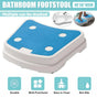 Stackable Bathroom Footstool Shower Seat Anti-Slip Durable Safe