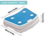Stackable Bathroom Footstool Shower Seat Anti-Slip Durable Safe - Side View
