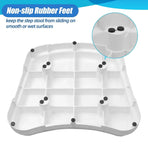Stackable Bathroom Footstool Shower Seat Anti-Slip Durable Safe