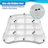 Stackable Bathroom Footstool Shower Seat Anti-Slip Durable Safe - Top-Down View