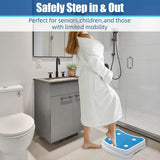 Stackable Bathroom Footstool Shower Seat Anti-Slip Durable Safe - Close-Up Angle