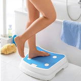 Stackable Bathroom Footstool Shower Seat Anti-Slip Durable Safe - Low Angle