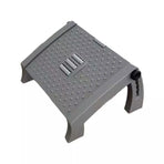 1PC Adjustable Office Foot Rest Pedal Stool Sofa Leg Support for Home or Desk Use - Grey