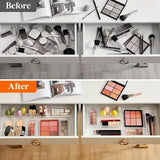 Transparent Plastic Drawer Organiser Set Multifunctional Desktop Storage Box - 13PCS - 45-Degree Angle