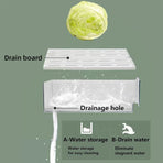 Kitchen Fridge Drawer Organiser Storage Boxes Refrigerator Storage Containers - 14cm