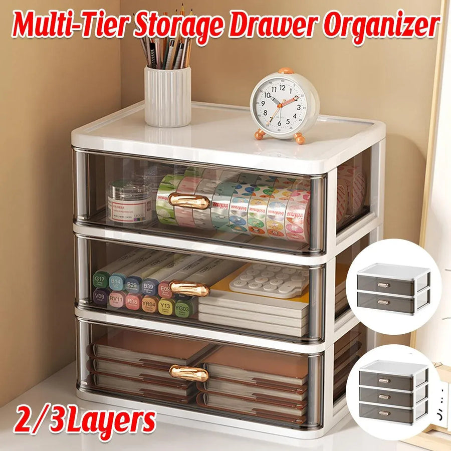 2/3 Tier Organizer Storage Shelf Multi Functional Cosmetic Bathroom Organizer Rack - Two-Layer