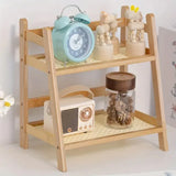Multi Tier Desktop Storage Shelf Organizer Rack for Home Office and Study Use - Extra Image