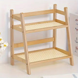 Multi Tier Desktop Storage Shelf Organizer Rack for Home Office and Study Use - Extra Image