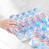 Clear Plastic Beverage Organizer Fridge Storage Shelf Holder for Kitchen Pantry - Extra Image