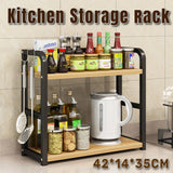 Kitchen Storage Rack Multi-Layer Household Seasoning Storage Metal