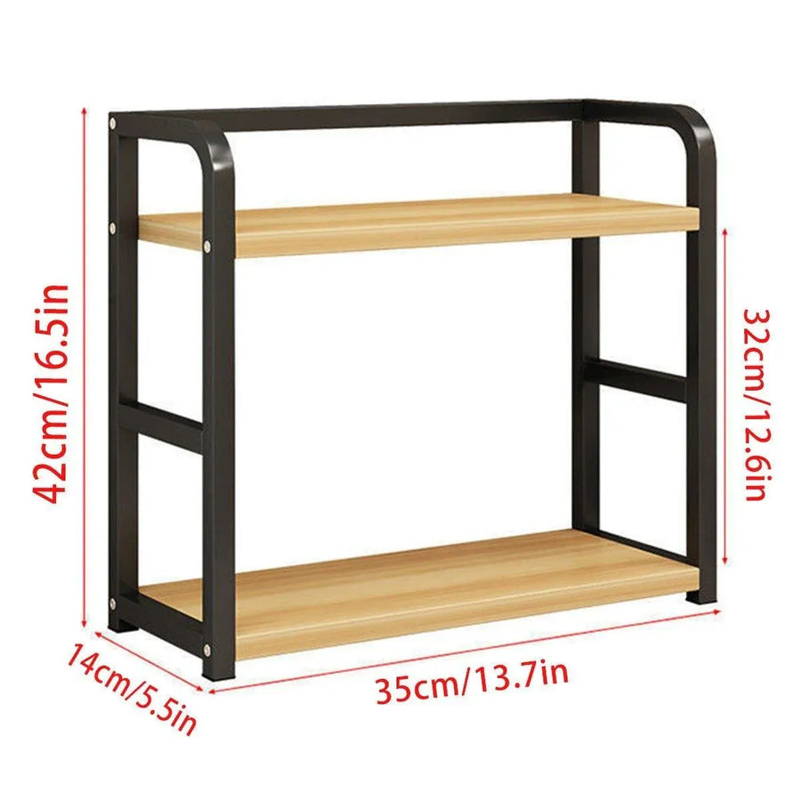 Kitchen Storage Rack Multi-Layer Household Seasoning Storage Metal