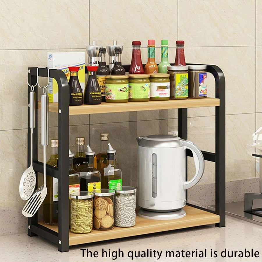 Kitchen Storage Rack Multi-Layer Household Seasoning Storage Metal