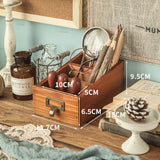 Wooden Desktop Shelf Organizer Storage Rack Office Home Workspace Accessories - Extra Image