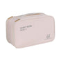 Double Lingerie Storage Bag Travel Organizer Clothes Storage Case for Underwear - Beige